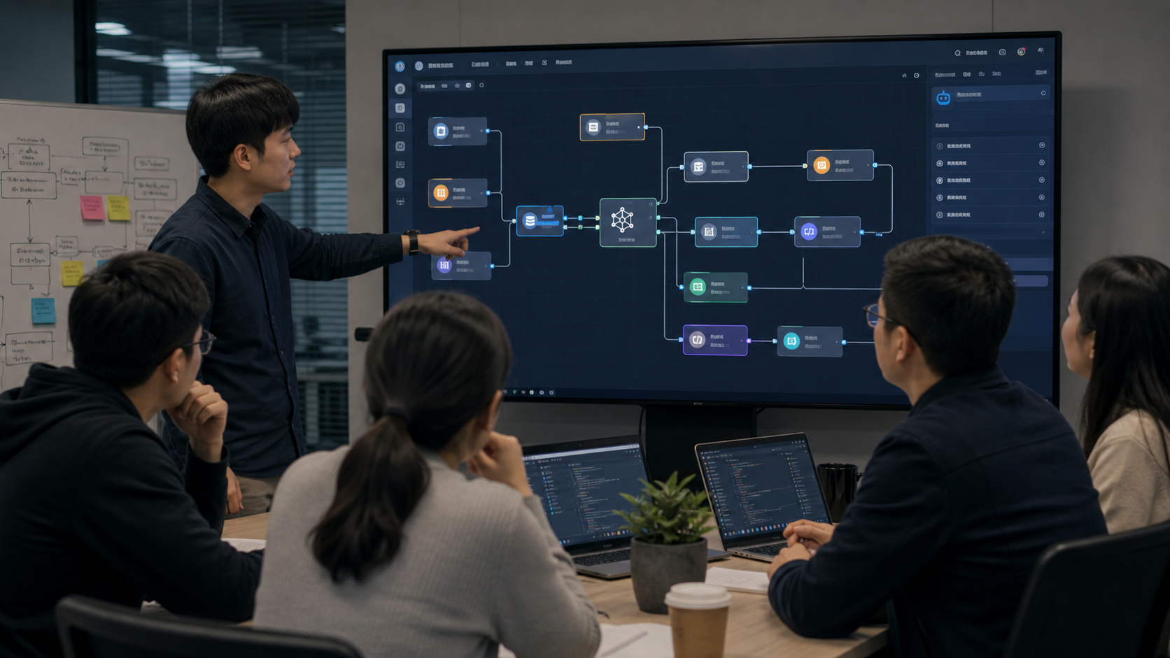 团队配置 Dify AI 应用工作流与知识库编排