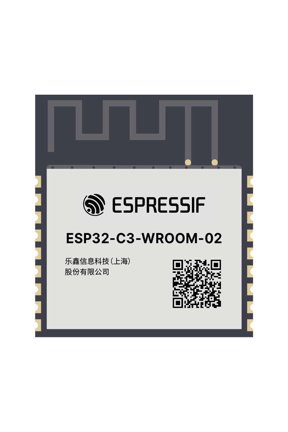 ESP32-C3-WROOM-02 乐鑫官方模组产品图