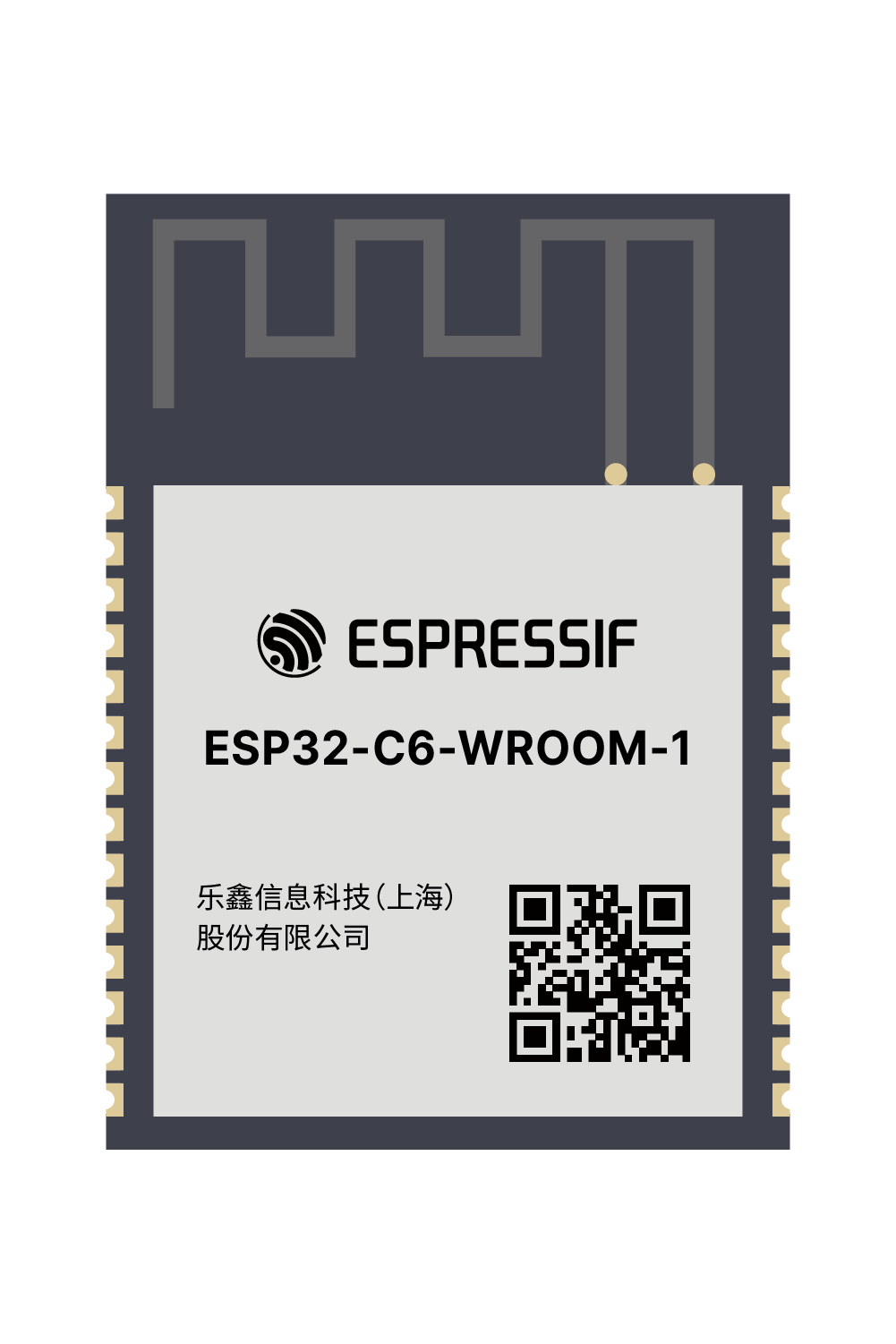ESP32-C6-WROOM-1 乐鑫官方模组产品图