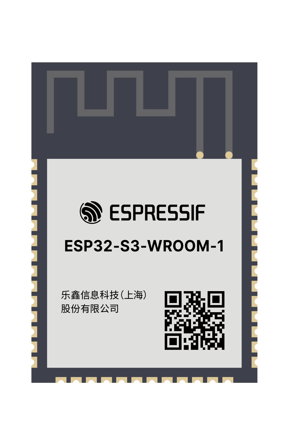 ESP32-S3-WROOM-1 乐鑫官方模组产品图