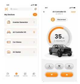 汽车空悬智能控制App