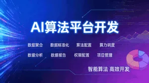 AI算法管理分析平台开发服务