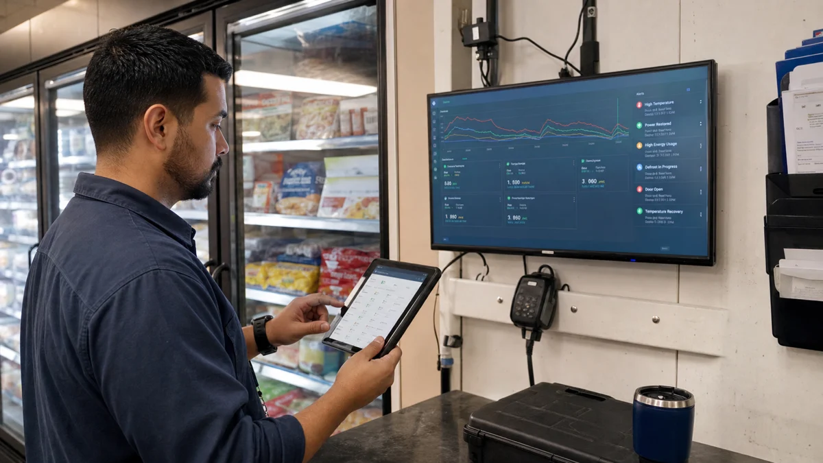 冷柜温控器为什么要做远程监控和异常告警 55 Freezer controller alert dashboard