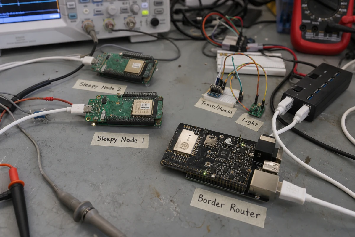 ESP32-C6 Thread Mesh 验证台